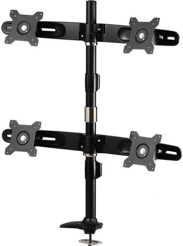 Alt view image 3 of 3 - Amer Networks AMR4P 24 in. Quad Monitor Pole & Grommet Mount