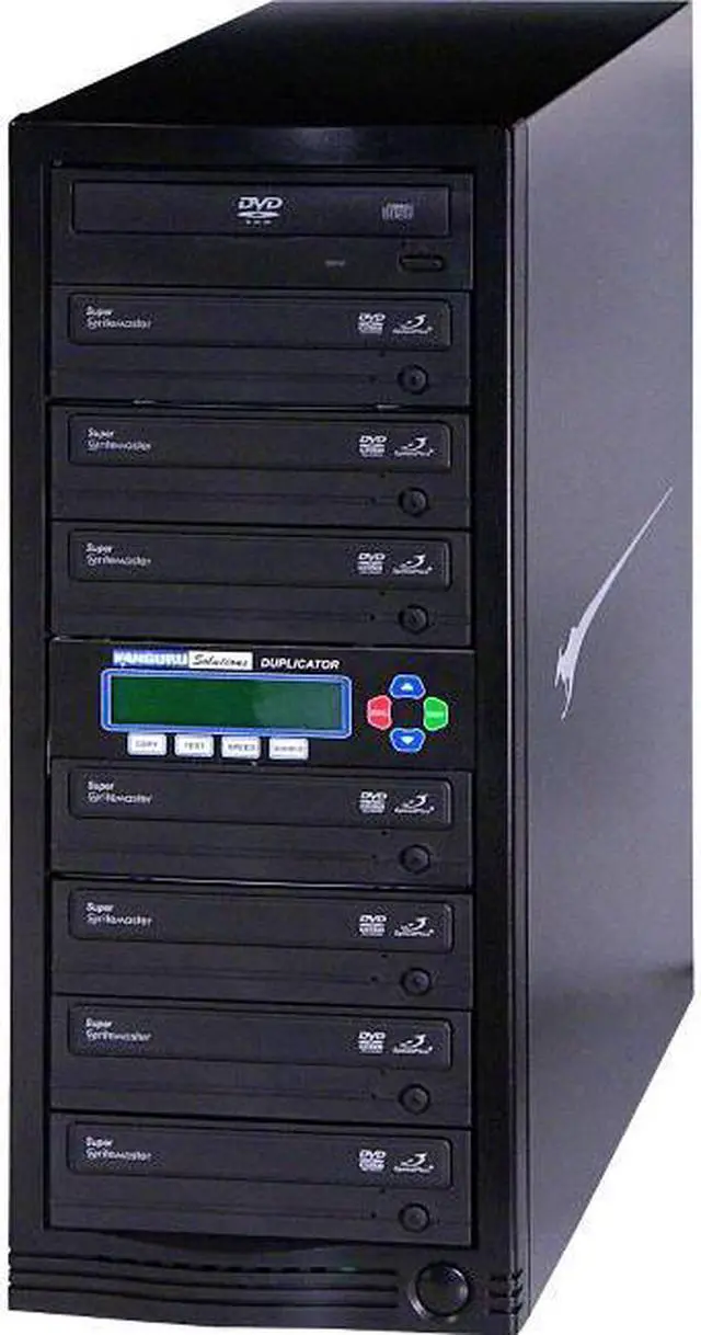 Alt view image 2 of 5 - Kanguru 1-to-7 24x DVD Duplicator U2DVDDUPES7