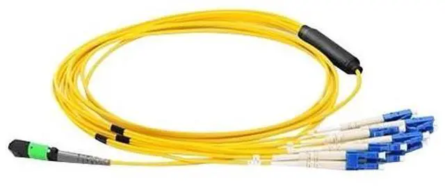 Main image of AXIOM MPO FEMALE TO 4 LC SINGLEMODE 9/125 FIBER OPTIC BREAKOUT CABLE - 1M