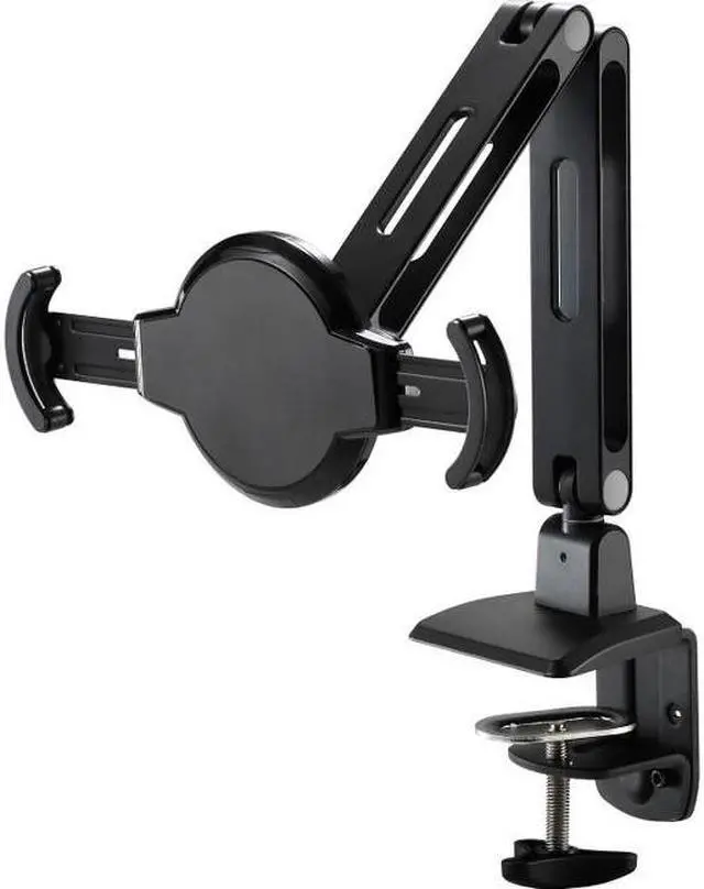 Alt view image 6 of 6 - Amer Articulating Single Tablet / Pad mount with clamp base. Feature include Anti-Theft security Lock, Kensington Lock support & Bracket Lock. 360 degree rotation. Support 9 to 11 inch tablets
