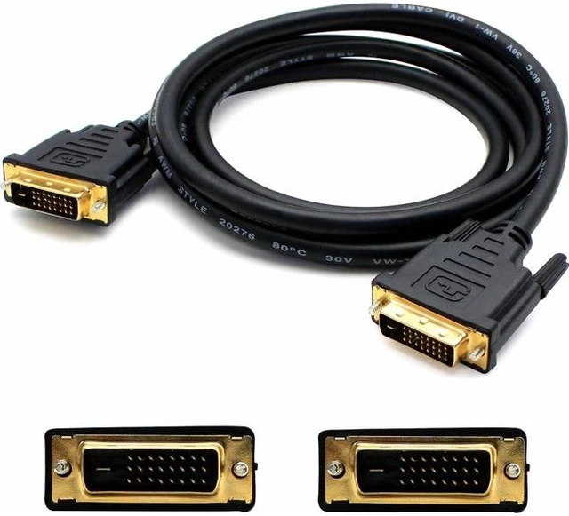 Alt view image 8 of 9 - AddOn DVID2DVIDSL15F AddOn 4.57m (15.00ft) DVI-D Single Link (18+1 pin) Male to Male Black Cable - 100% compatible with select devices.