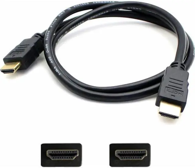Alt view image 9 of 11 - AddOn HDMI2HDMI6F AddOn 1.82m (6.00ft) HDMI 1.3 Male to Male Black Cable - 100% compatible with select devices.