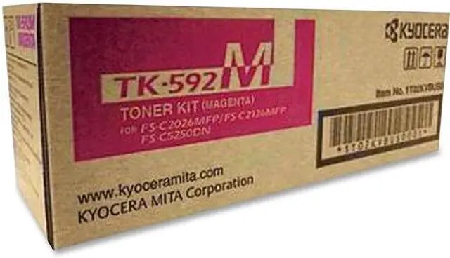 Alt view image 5 of 20 - Kyocera Copystar TK592M Laser Toner Cartridge Magenta