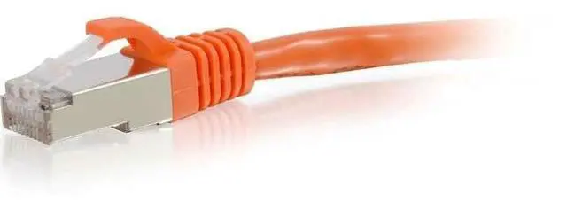 Alt view image 2 of 5 - C2G 00893 20ft. Cat6 Snagless Shielded (STP) Ethernet Network Patch Cable - Orange
