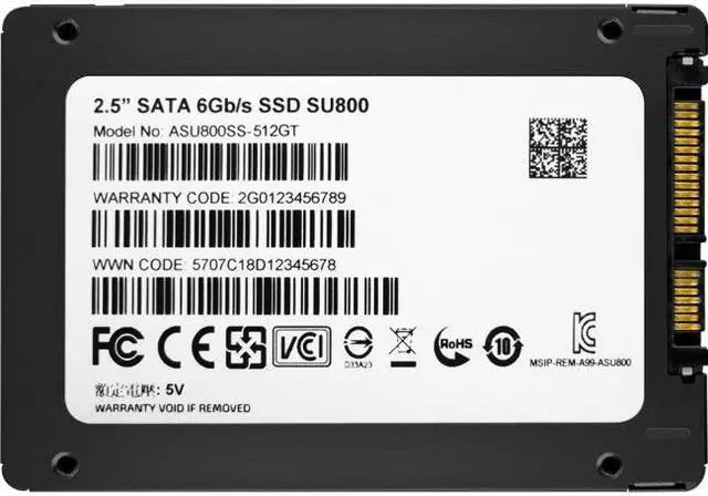 Alt view image 13 of 20 - ADATA Ultimate SU800 512GB 3D NAND 2.5 Inch SATA-III Internal Solid State Drive (ASU800SS-512GT-C)