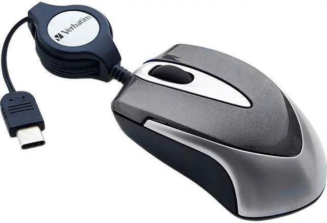 Alt view image 6 of 15 - Verbatim USB-C Mini Optical Travel Mouse Black 99235