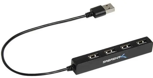 Alt view image 2 of 9 - SABRENT HB-MCRM 4-PORT USB 2.0 HUB