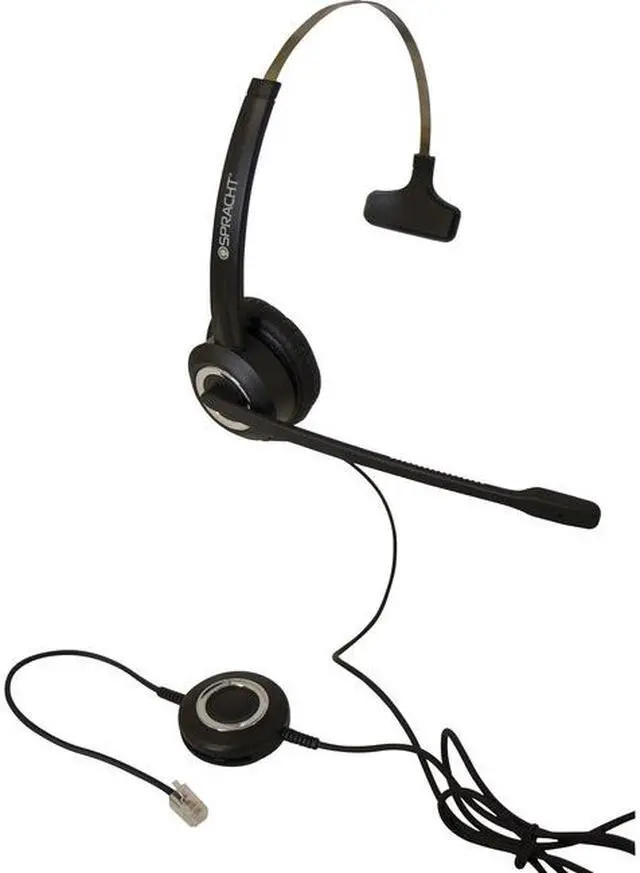 Alt view image 6 of 17 - Zum RJ9M Universal Desktop Headset - Monaural