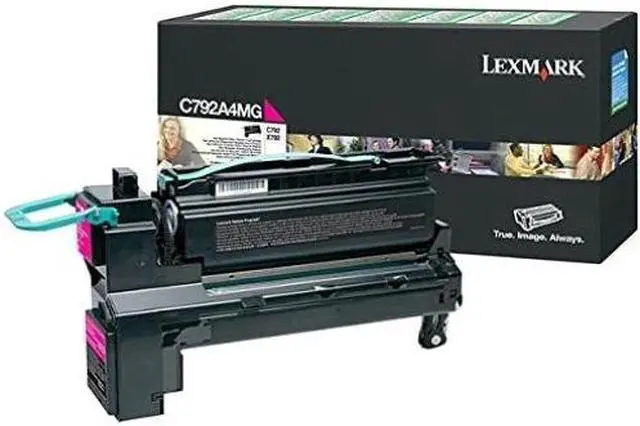 Alt view image 7 of 14 - Lexmark C792A4MG Return Program Toner Cartridge - Magenta