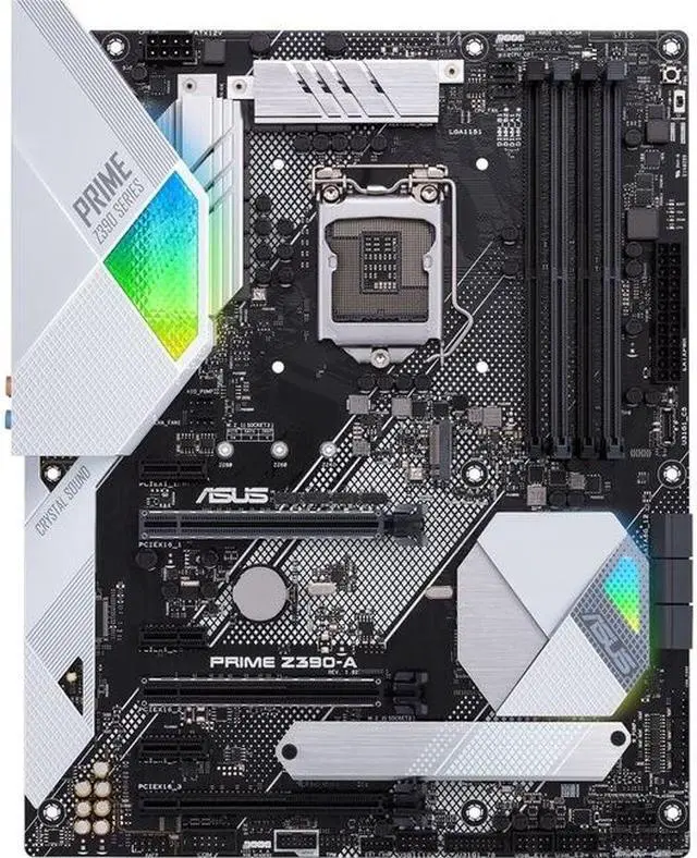 Alt view image 8 of 17 - ASUS Prime Z390-A LGA 1151 (300 Series) Intel Z390 SATA 6Gb/s ATX Intel Motherboard