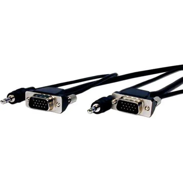 Alt view image 3 of 8 - Comprehensive 6ft Pro AV/IT Series Micro M/M VGA HD15 w/ Audio Cable