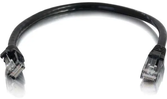 Alt view image 3 of 6 - C2G 6in Cat6a Snagless Unshielded (UTP) Network Patch Ethernet Cable - Black
