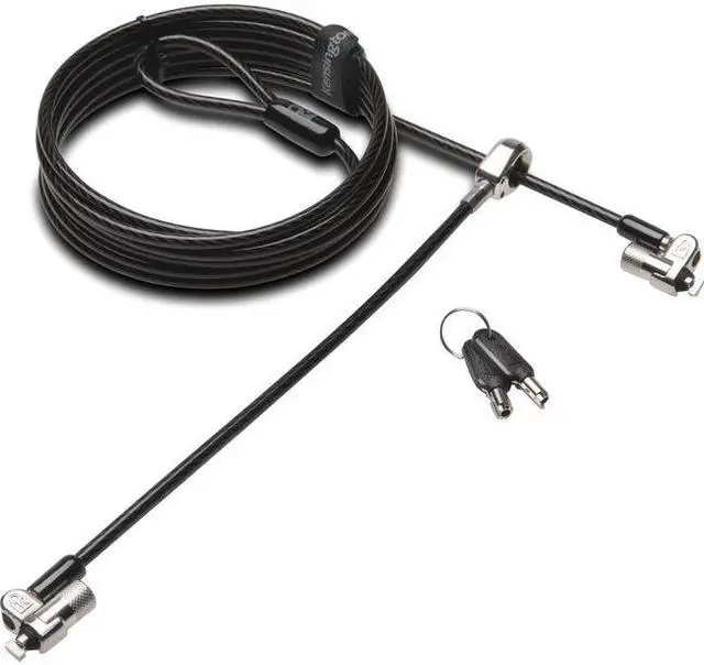 Alt view image 14 of 20 - Kensington Microsaver 2.0 Keyed Twin Laptop Lock