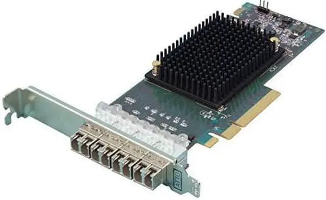 Alt view image 4 of 7 - ATTO Celerity FC-164P Quad-Channel 16Gb/s Gen 6 Fibre Channel PCIe 3.0 HBA