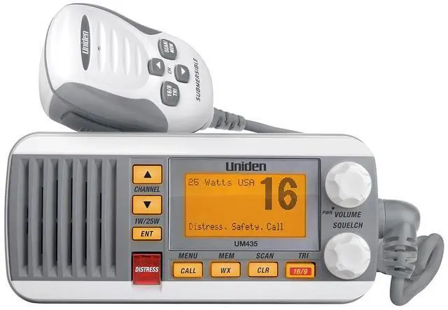 Alt view image 11 of 11 - Uniden Um435 Fived Mount Vhf Radio White