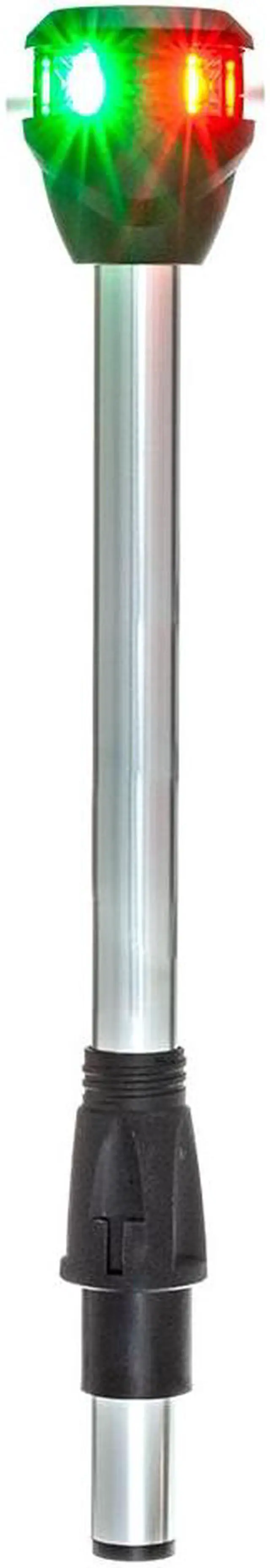 Alt view image 5 of 6 - Attwood Lightarmor Bi-Color Navigation Pole Light W/Task Light - Straight - 10"