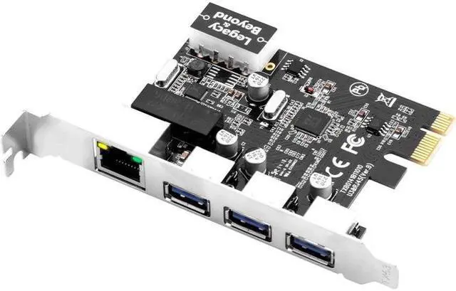 Main image of Siig Usb 3.0 3-Port Hub With Lan Pcie Host Card