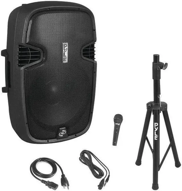 Alt view image 6 of 14 - Pyle PPHP155ST 1500 Watt Portable Bluetooth PA Speaker System with Stand and Mic