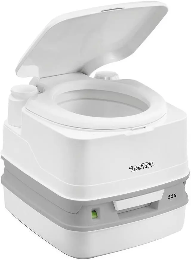 Alt view image 5 of 7 - THETFORD PORTA POTTI 335 MARINE TOILET W/ HOLD DOWN KIT