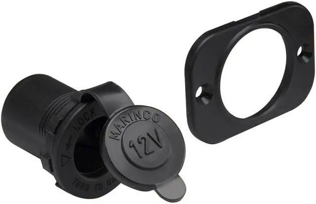 Alt view image 4 of 4 - Marinco 12VRC Sealink Deluxe 12V Receptacle
