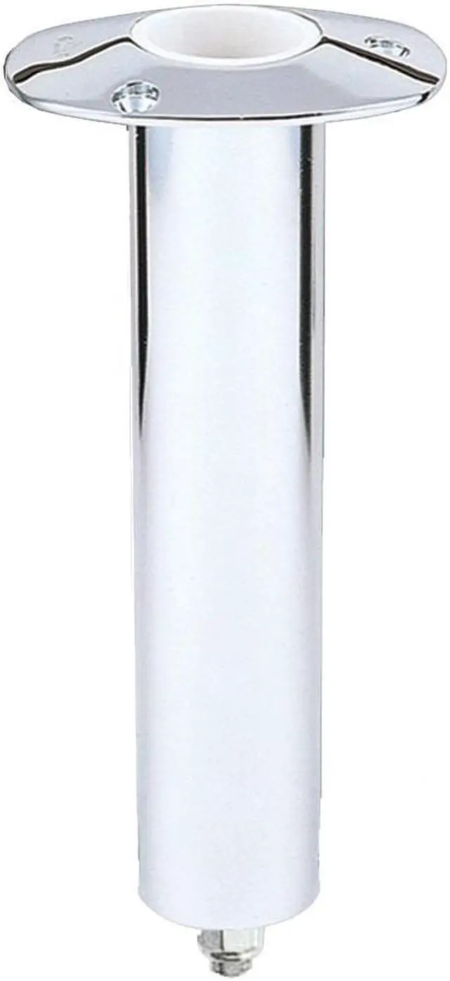 Alt view image 6 of 6 - Lee's 0; Stainless Steel Swivel Base Flush Mount Rod Holder - Medium Length