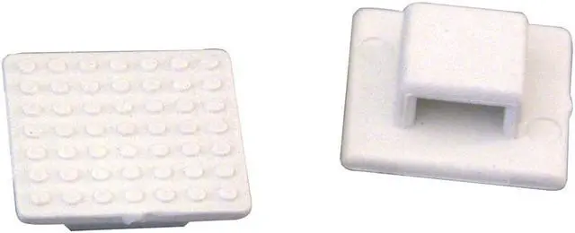Main image of Weld Mount AT-3 Small White Nylon Wire Tie Mount - Qty. 100