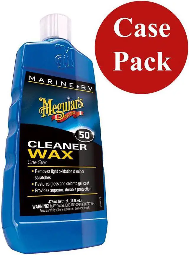 Alt view image 4 of 4 - Meguiar's Boat/RV Cleaner Wax - 16 oz - *Case of 6*