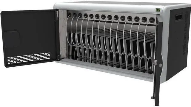 Alt view image 8 of 9 - Rocstor - VT0C14-01 - Rocstor Volt C14 Charging Station - Up to 13.3 Screen Support - 15.8 Height x 16.2 Width x 29.9