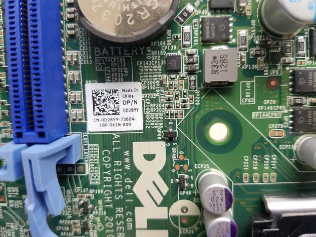 Alt view image 9 of 10 - Dell Optiplex 790 SFF Computer Motherboard Mainboard D28YY