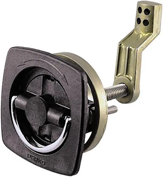 Alt view image 4 of 10 - Perko 0932DP1BLK 2-1/2X2-1/2 BLK FLUSH LATCH
