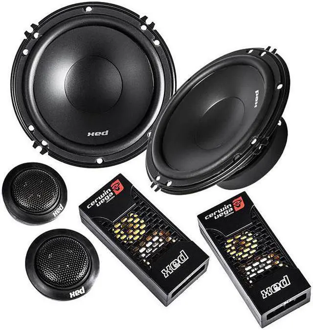 Alt view image 2 of 8 - Cerwin-Vega Mobile XED525C XED Series 5.25 300-Watt 2-Way Component Speaker System