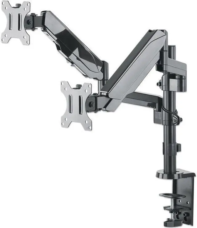 Alt view image 6 of 20 - Manhattan Universal Gas Spring Dual Monitor Mount