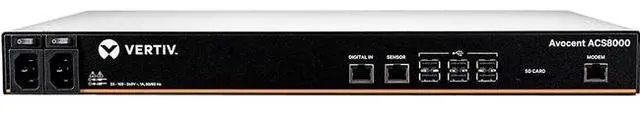 Alt view image 3 of 6 - Avocent ACS Advanced Console Server ACS8008MDAC-400 - Console server - 8 ports - GigE, RS-232 - 1U