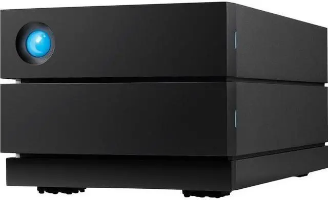 Main image of LaCie 2big RAID 8TB USB-C External Hard Drive STHJ8000800 Black
