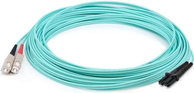 Alt view image 5 of 5 - AddOn 7m MT-RJ to SC OM3 Aqua Patch Cable - Patch cable - MT-RJ/UPC multi-m