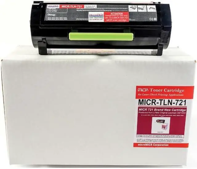 Alt view image 5 of 11 - microMICR MICR Toner Cartridge - Alternative for Lexmark (56F1000) - Black