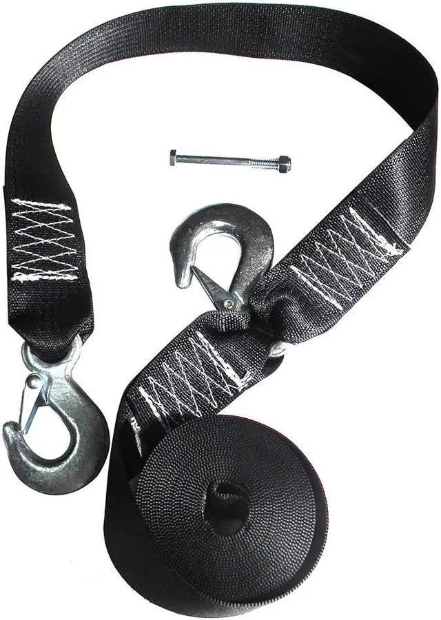 Alt view image 7 of 7 - Rod Saver Winch Strap Replacement w/Safety Strap - 20'