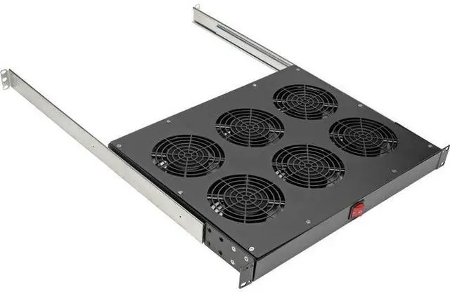 Alt view image 8 of 17 - Tripp Lite Fan Tray for 19in Racks - 6 120V High-Performance Fans - 576 CFM - C14 Inlet - 1URM SRFANTRAY6