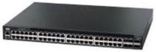 Alt view image 2 of 6 - 1GE RJ45 1U Open Ethernet Switch with ONIE, 48-Port GE RJ45 port + 4x10G SFP+, 2 Power Supplies(AC), Integrated ARM A9 CPU, short depth, P2C airflow. Rail Kit must be purchased separately.