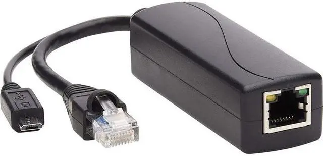 Alt view image 11 of 18 - Tripp Lite NPOE-SPL-G-5VMU PoE to USB Micro-B and RJ45 Active Splitter