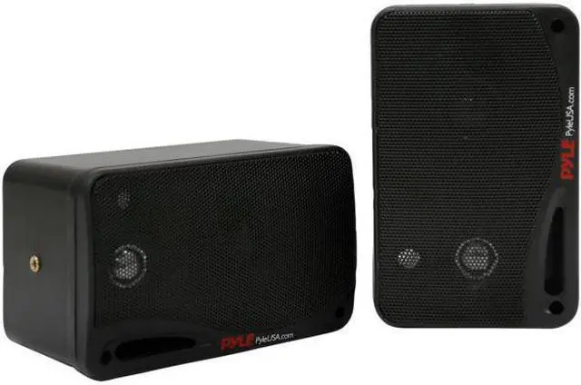 Alt view image 5 of 20 - Pyle PDWR42BBT 3.5 in. 200W Bluetooth Home Speakers