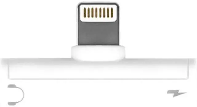 Alt view image 5 of 6 - Aluratek Lightning and 3.5 mm Adapter for iPhone/iPad ADLA01F