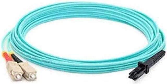 Alt view image 4 of 5 - AddOn 7m MT-RJ to SC OM3 Aqua Patch Cable - Patch cable - MT-RJ/UPC multi-m