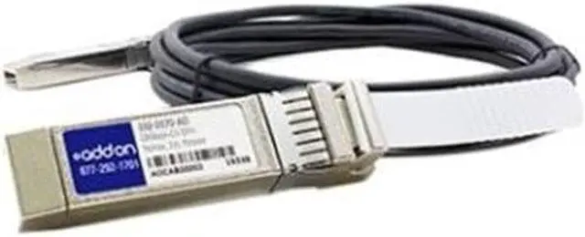 Alt view image 3 of 5 - AddOn AddOn 2m Dell Compatible SFP+ DAC - Twinaxial cable - SFP+ - SFP+ - 6.6 f