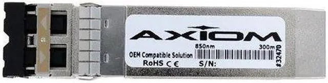 Alt view image 2 of 5 - Axiom SFP+ Transceiver Modules are certified 100% compliant in all OEM applications. They are pre-configured with an application specific code to meet the requirement set forth by the router and switch OEMs. Axiom compatible transceivers pe