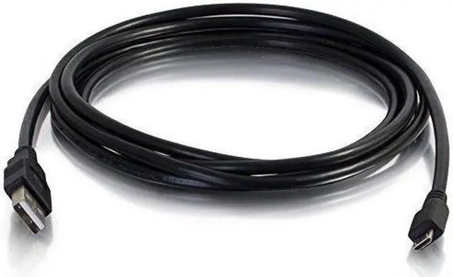 Alt view image 7 of 9 - C2G 27395 15FT USB 2.0 A TO MICRO-B CABLE M/M - BLACK (4.6M)