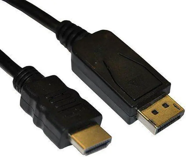 Alt view image 2 of 5 - 4XEM 4XDPMHDMIMCBL 4XEM 6Ft DisplayPort To HDMI Cable - DisplayPort/HDMI for Audio/Video Device, TV, Monitor, Projector - 6 ft - 1 x DisplayPort Male Digital Audio/Video - 1 x HDMI Male Digital