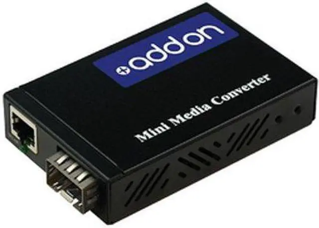 Main image of Addon 10/100/1000Base-Tx(Rj-45) To Open Sfp Port Mini Media Converter