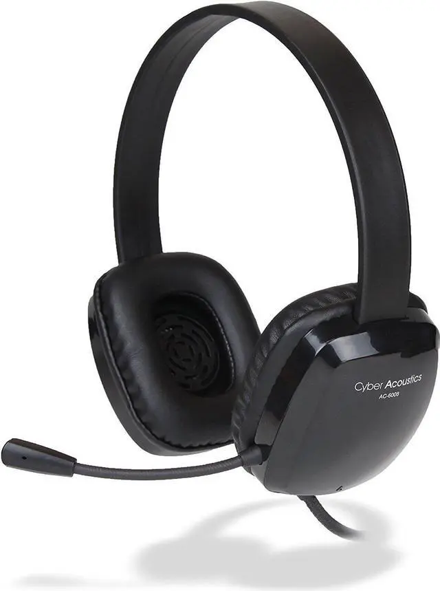 Alt view image 3 of 6 - Cyber Acoustics Stereo Headset W/ Single Plug