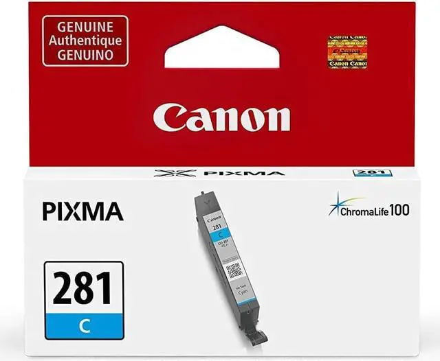 Alt view image 8 of 14 - CLI-281 CYAN INK TANK